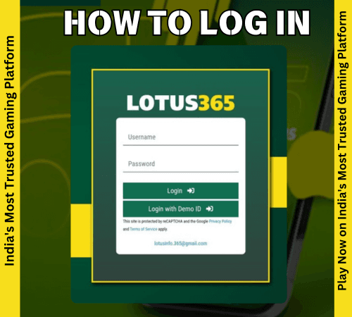 Lotus365 Login Illustration